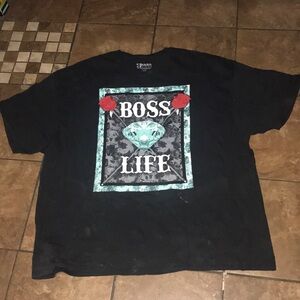 Big Men’s Hard Ten Cotton Tee